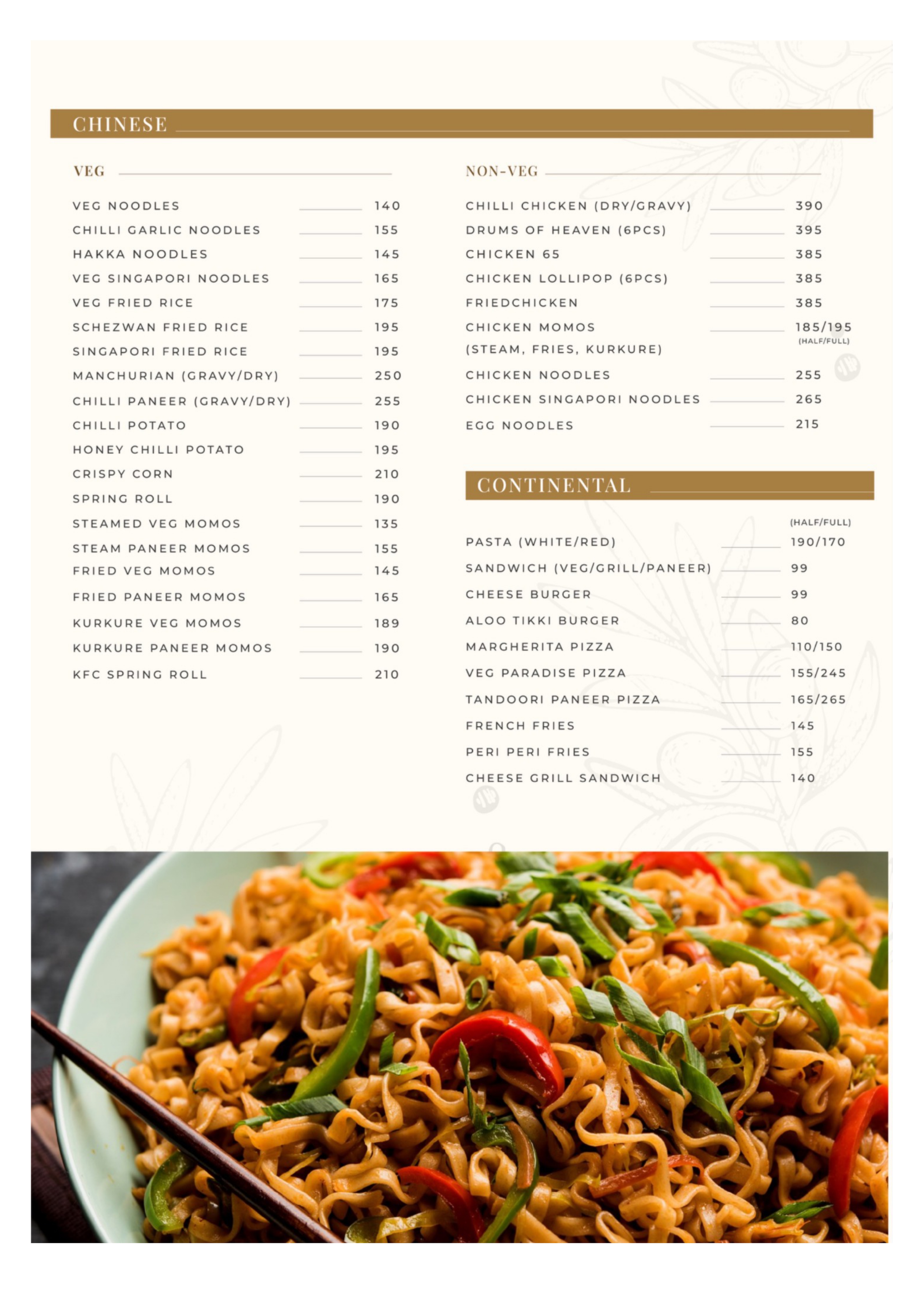 Menu Page 2