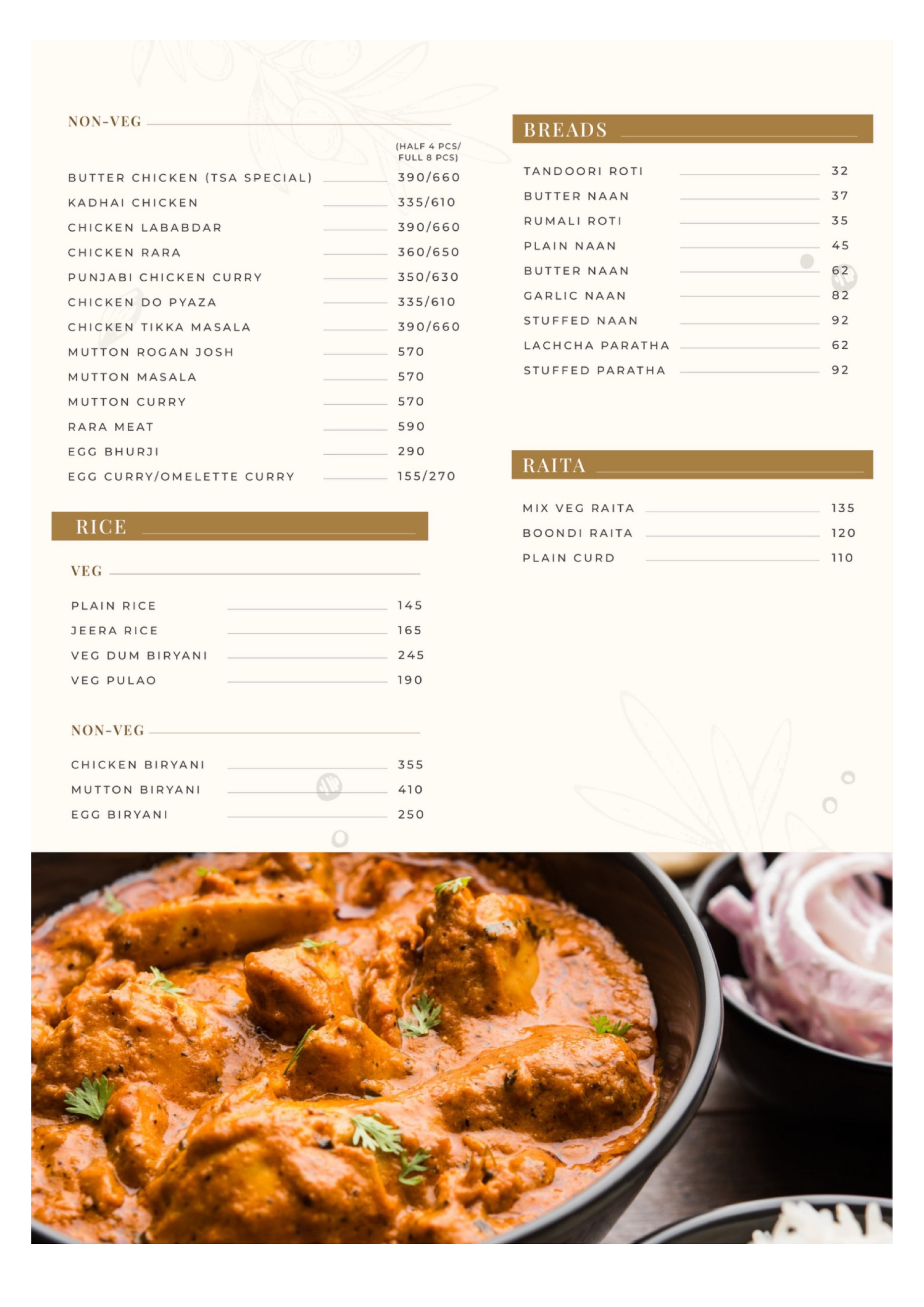 Menu Page 5